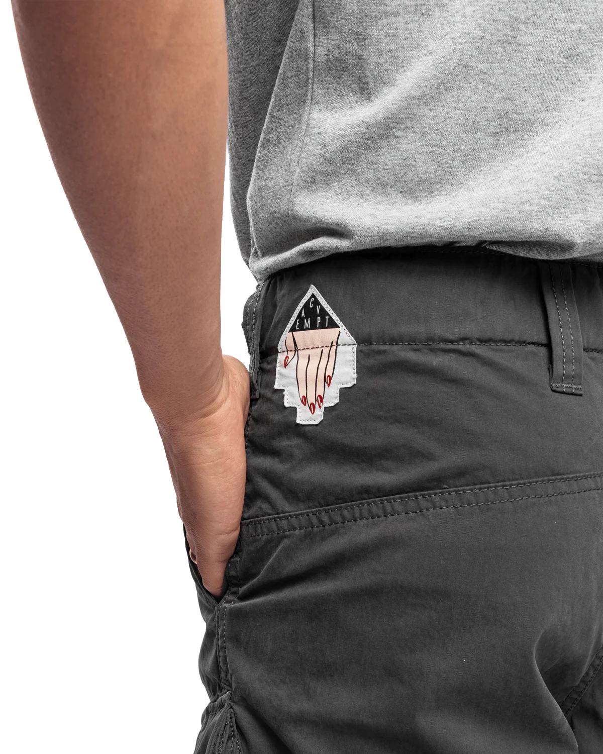 CN Combat Shorts Charcoal - Image 5