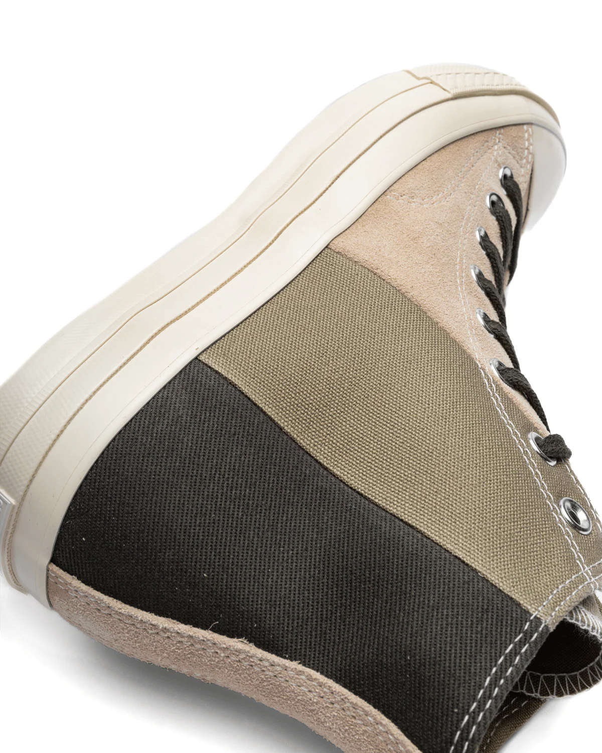 Chuck 70 High Patchwork Suede Nutty Granola/Mossy Sloth/Cave Green - Image 5