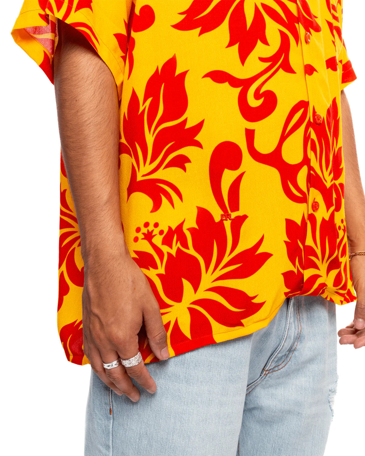 Tropical Flowers SS Shirt - Image 4