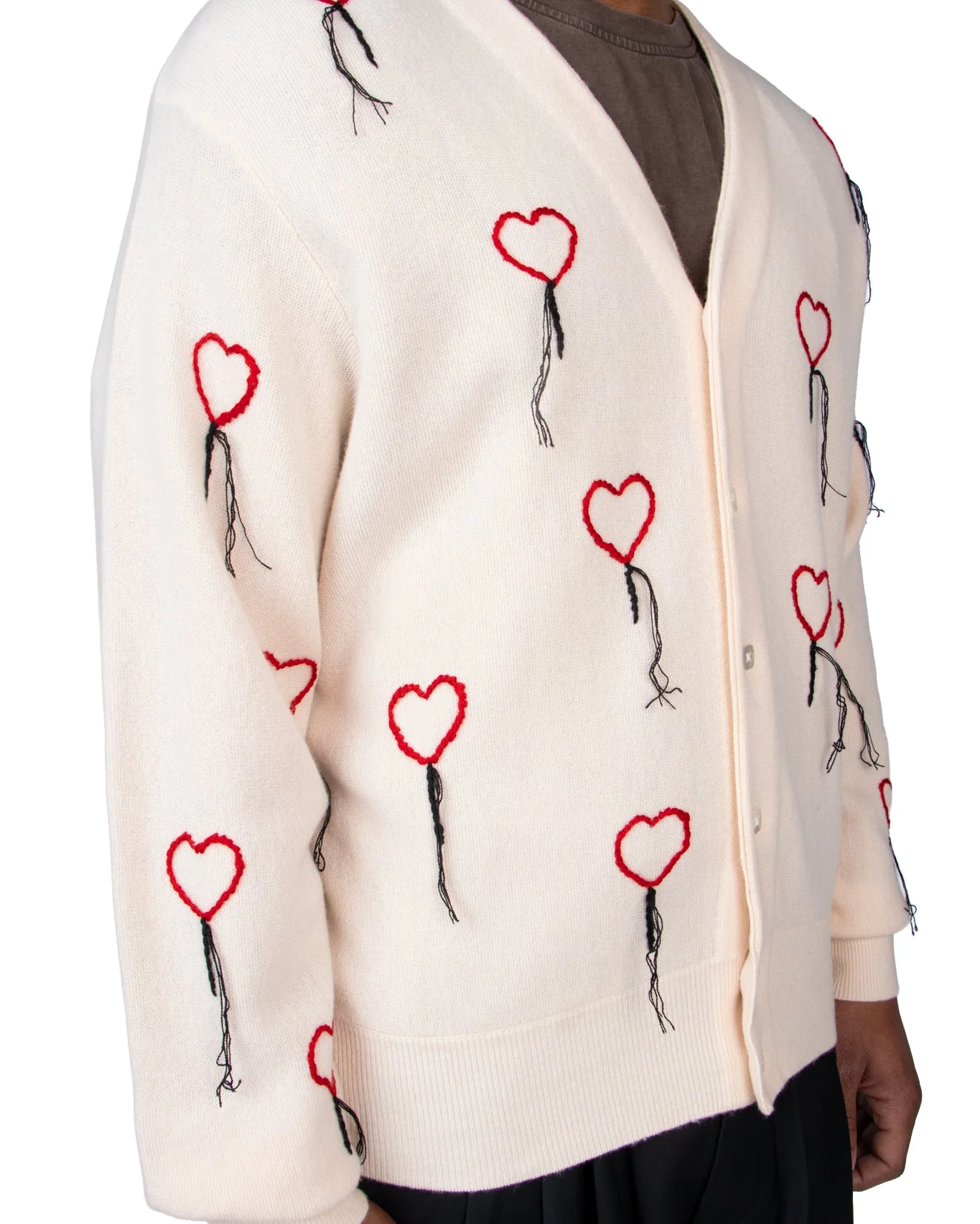 Ivory Balloon Cardigan - Image 4