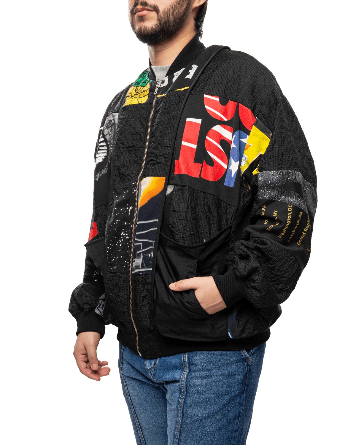 Rebirth Jacket Black - Image 4