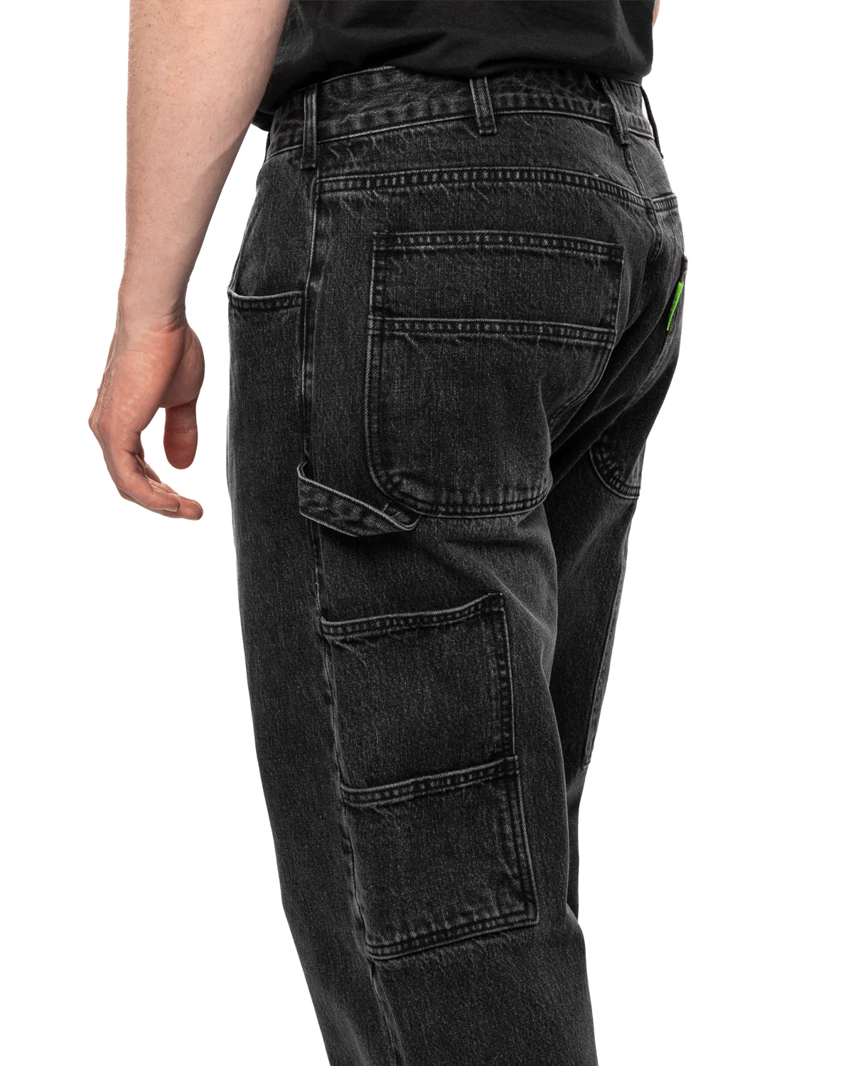 Selvedge Denim Utility Pant 'Black' - Image 5