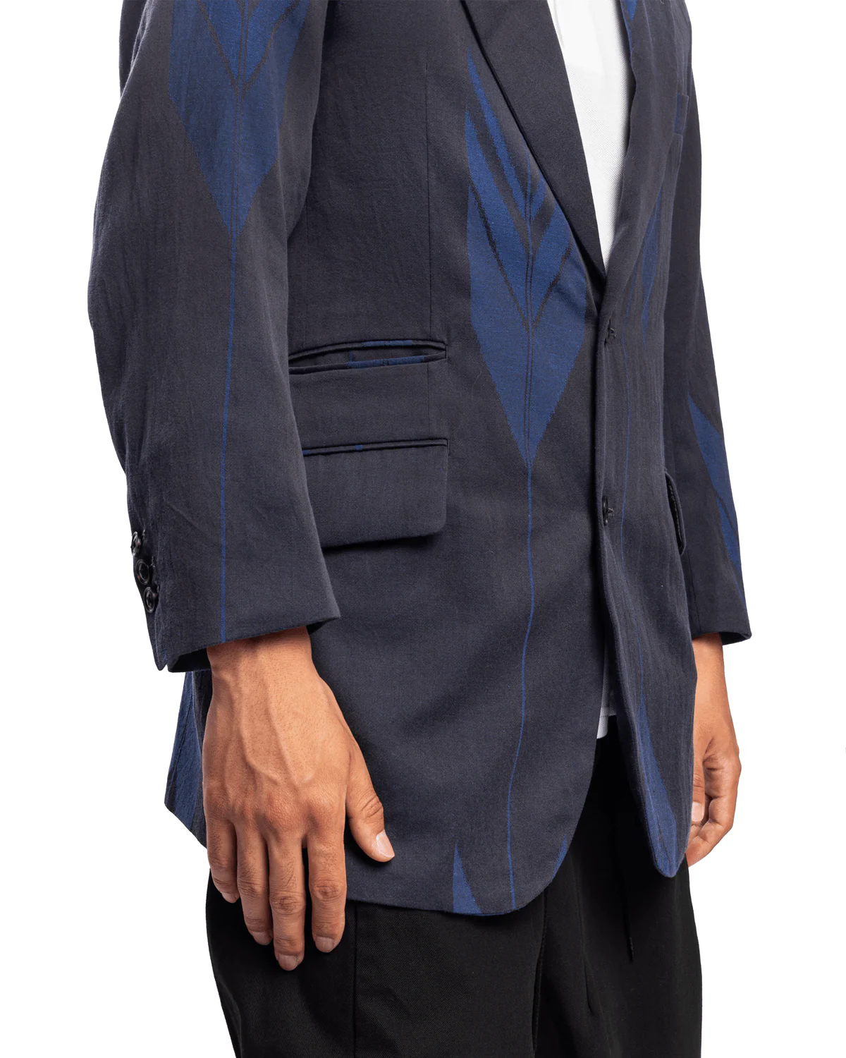 2B Jacket - C/L Kimono Jq Blue Arrow - Image 4