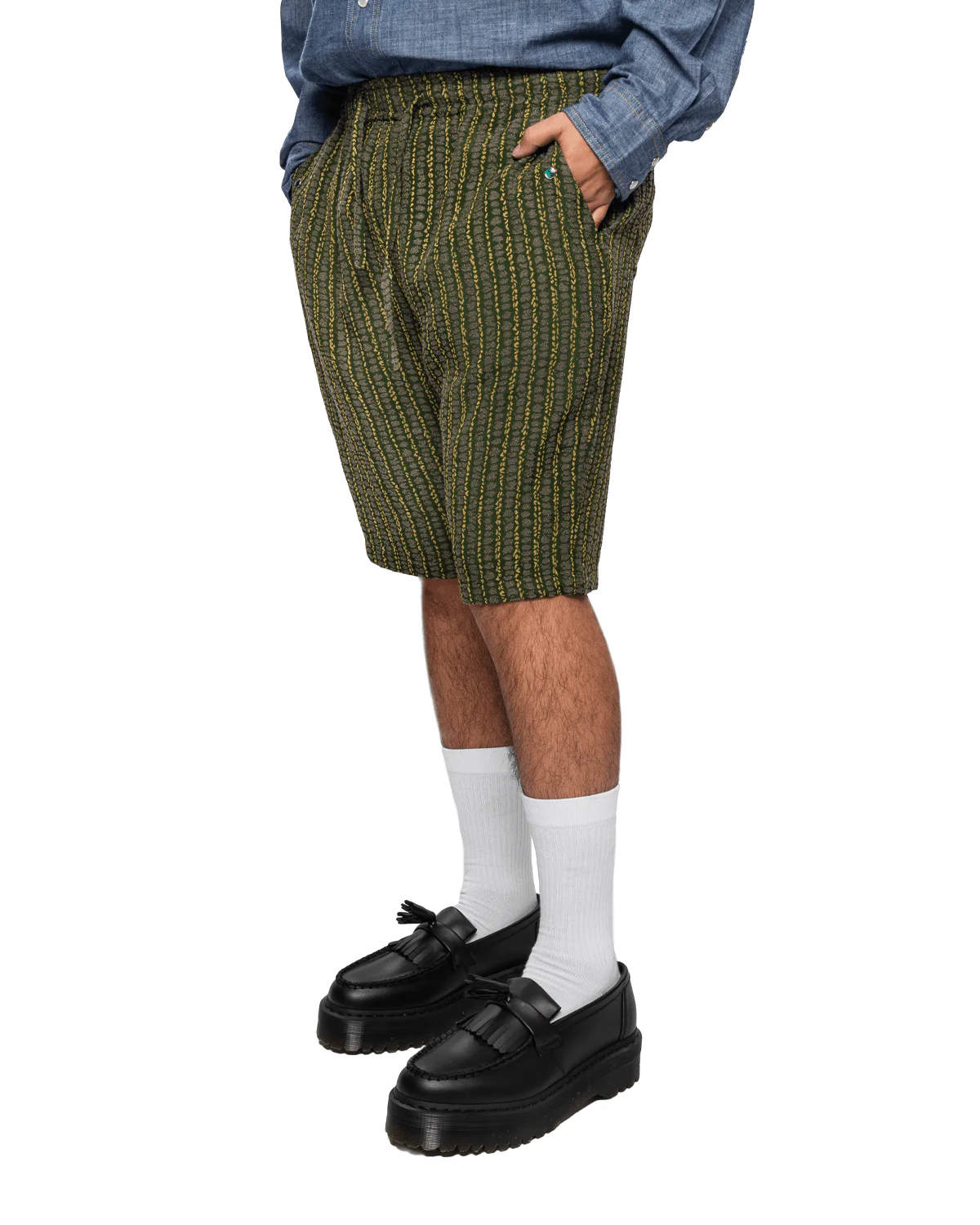 String Cowboy Shorts Green - Image 4