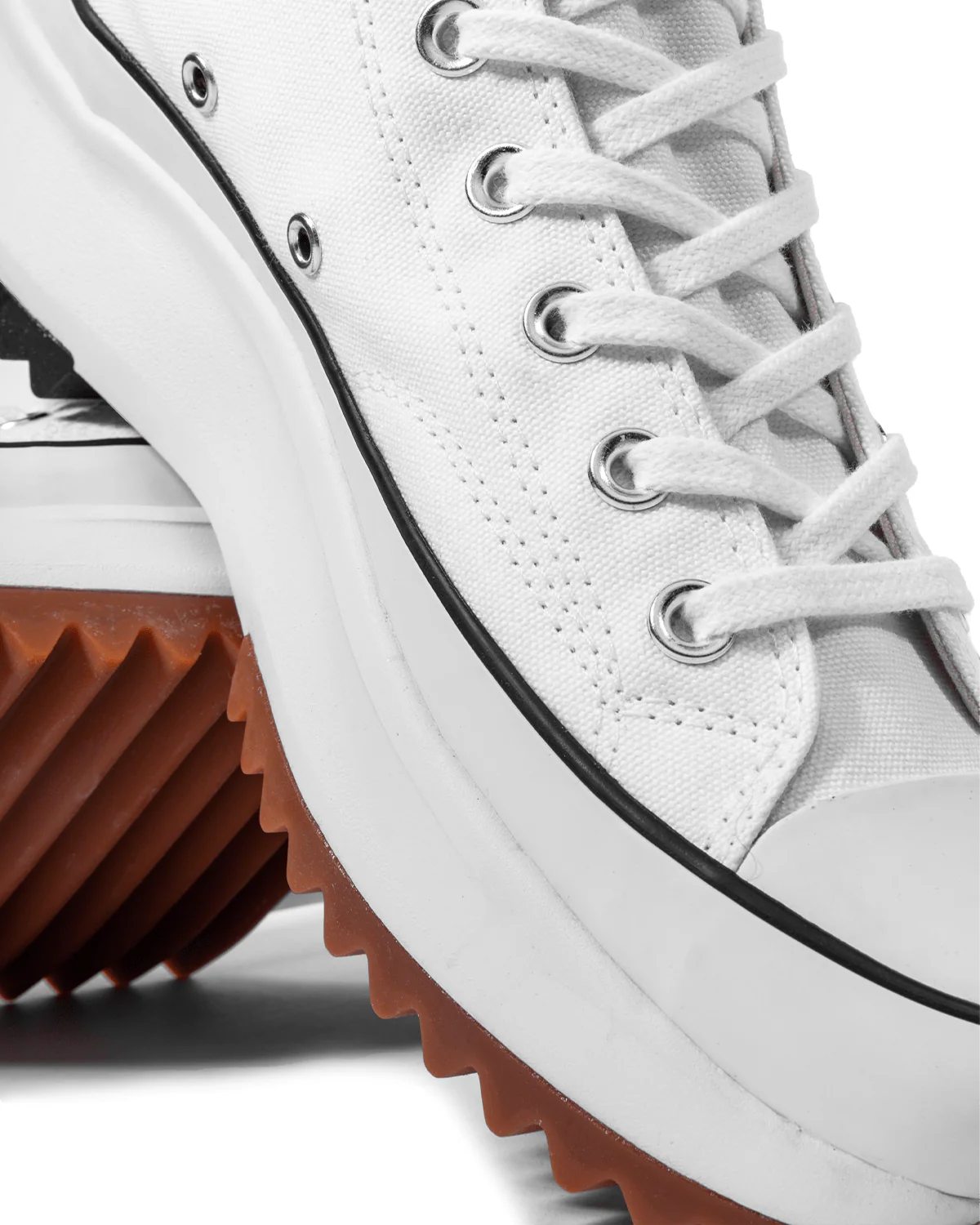 Run Star Hike Hi Canvas White/Black/Gum - Image 5